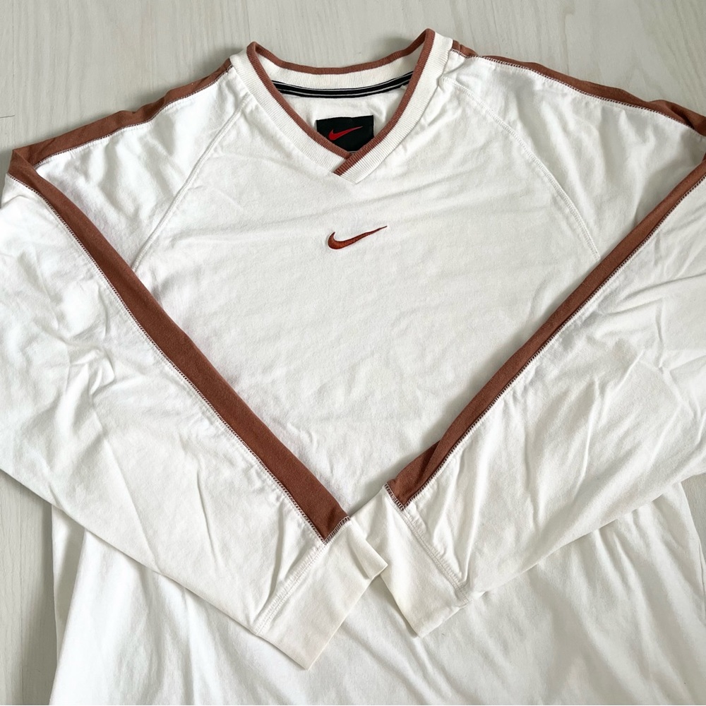 Vintage 90s Nike Brown Long Sleeve